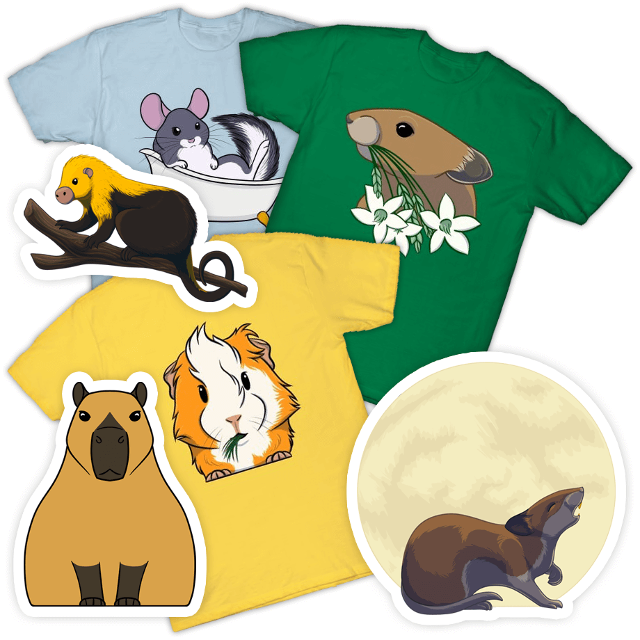 Dashery/TeePublic Example Shirts and Stickers